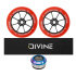 Set 2 Stück Divine Rollen 110 mm Spoked Neochrome + Divine Griptape + Divine Headset