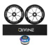 Set 2 Stück Divine 120 mm Spoked Rollen Neochrome + Divine Griptape + Divine Headset